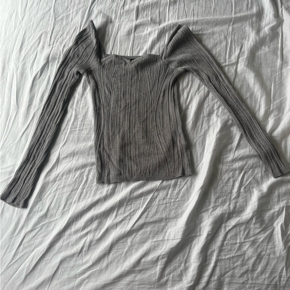 Banana Republic sparkly sweetheart neck top - Picture 2 of 2